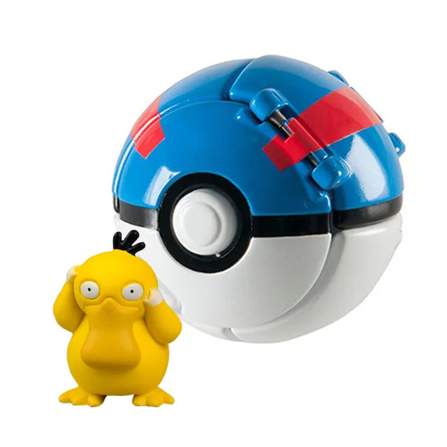 New Pokemon Pokeball Anime Action Figurse Pikachu Squirtle Pocket