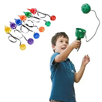 Fun Ball and Cup Toy Set for Children Outdoor Throw and Catch Ball Game